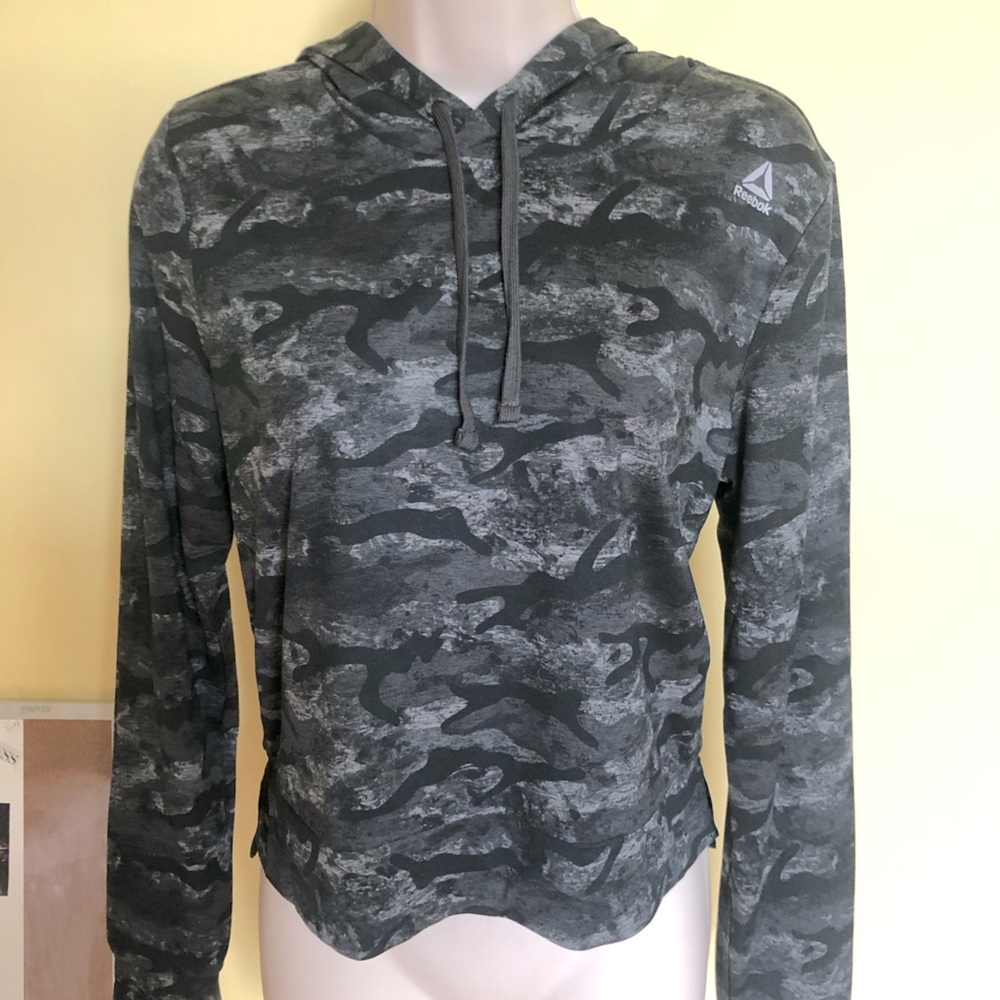 Reebok Camo 24/7 Jersey Hoodie
